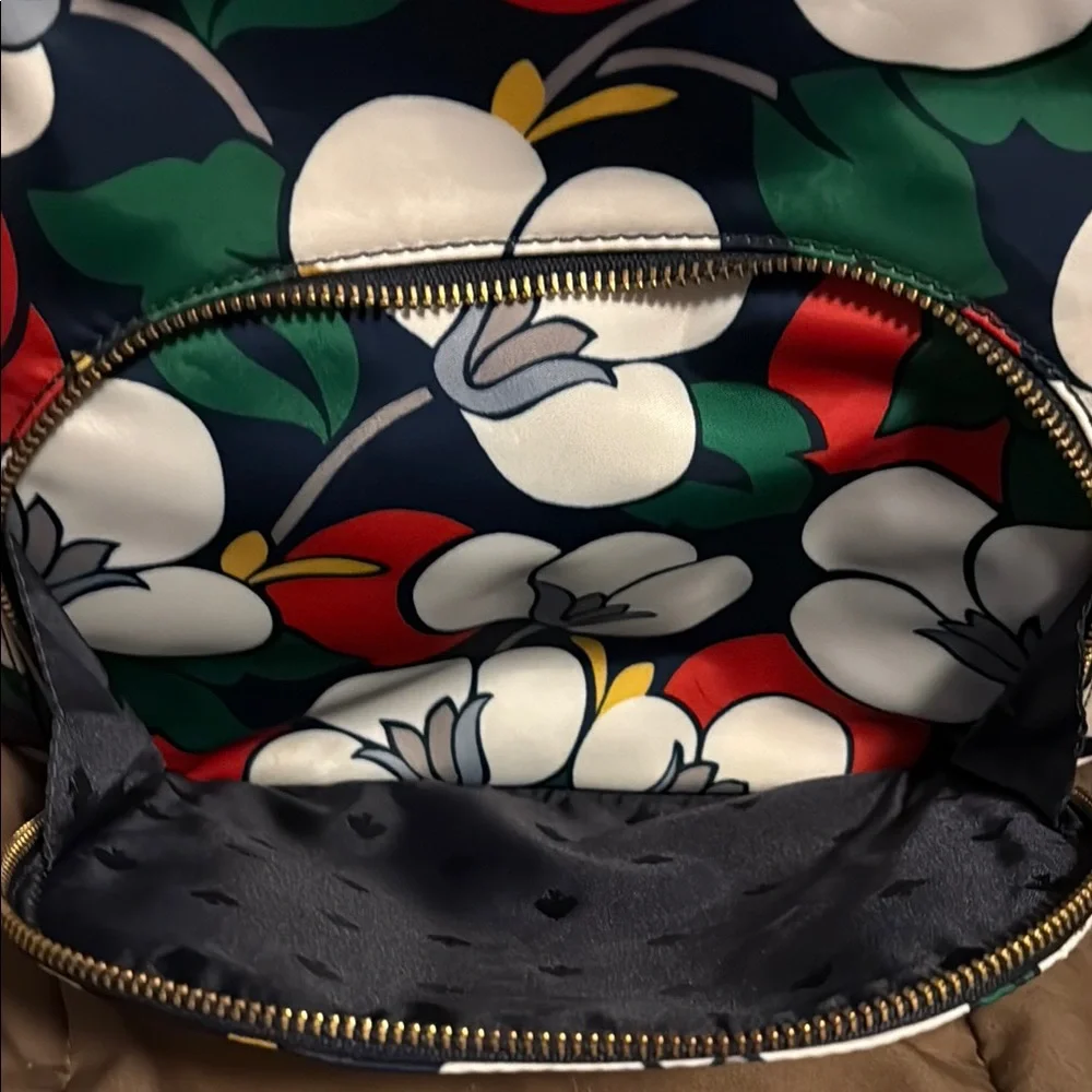 NWOT-Kate Spade Dawn Breezy Floral Backpack - Blue and Red
